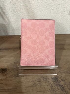 Coach Powder Pink Passport Holder NWT
